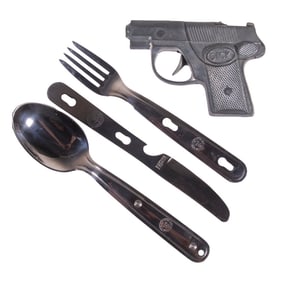 DICK TRACY CAP GUN & BOY SCOUTS UTENSIL SET