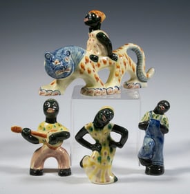 SHEARWATER POTTERY BLACK AMERICANA FIGURES