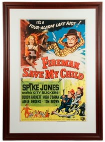 FRAMED MOVIE BROADSIDE POSTER