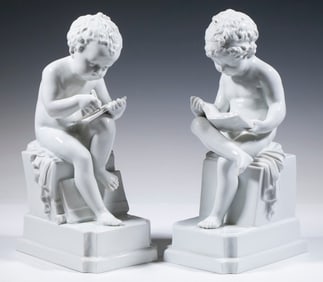 PR MARBRO CAPODIMONTE PORCELAIN FIGURES