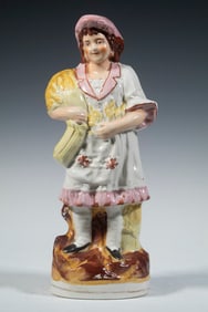 STAFFORDSHIRE FIGURE OF WOMAN