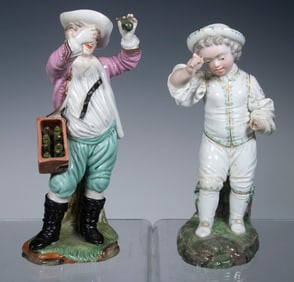 (2) EARLY HOECHST PORCELAIN FIGURINES