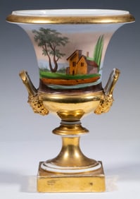 OLD PARIS PORCELAIN CAMPAGNA FORM URN