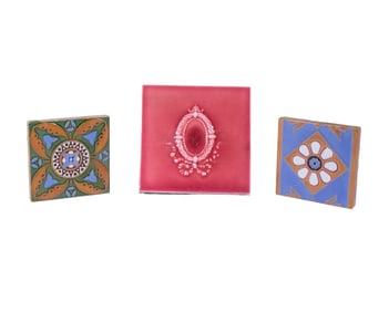 (3) MAW & CO. GLAZED CERAMIC TILES, ENGLAND, C. 1880–1910