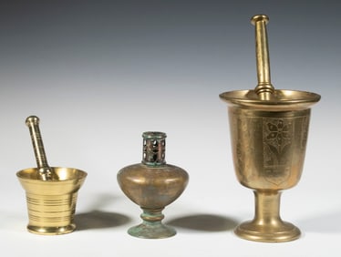 (3) BRASS UTILITY PCS