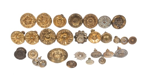 BRASS CURTAIN TIE-BACKS