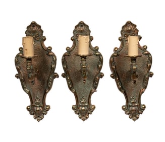 CLASSICAL STYLE BRASS ELECTRIC SCONCES
