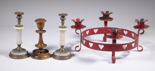 VINTAGE CANDLE HOLDERS