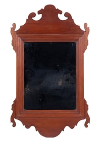 SMALL REPLICA COUNTRY CHIPPENDALE MIRROR