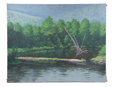 FRANK R. POPE LANDSCAPE PAINTING