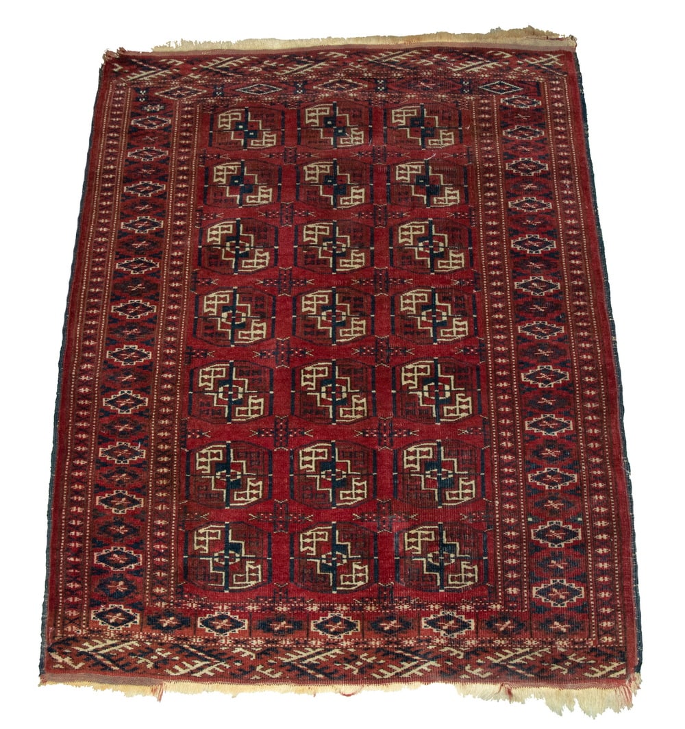 TEKKE BOKHARA RUG (3' X 4") (1 of 3)