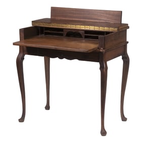 MAHOGANY LIFT TOP DESK