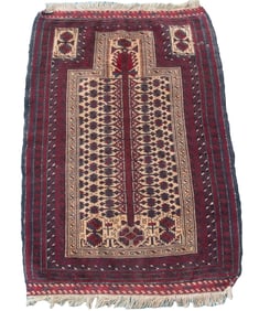 BALUCH PRAYER RUG (3' X 4'5")