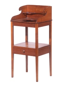 HEPPLEWHITE CHERRY WASHSTAND