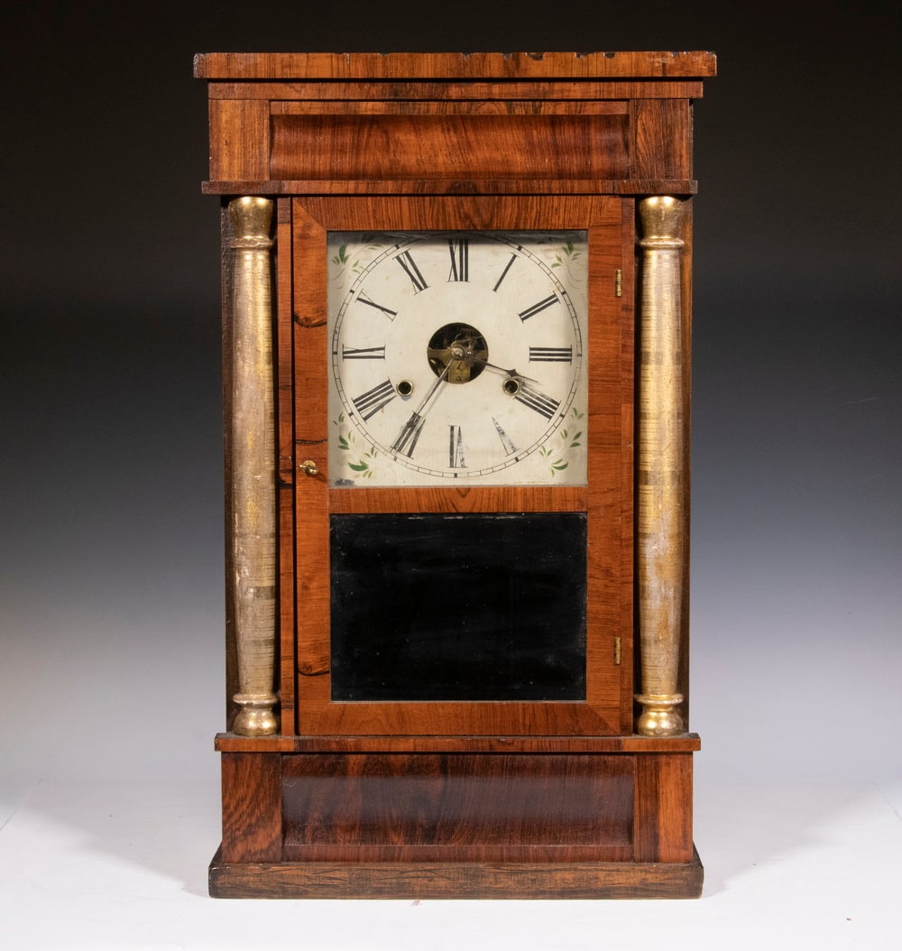 SPLIT COLUMN WEIGHT DRIVEN SHELF CLOCK (1 of 4)