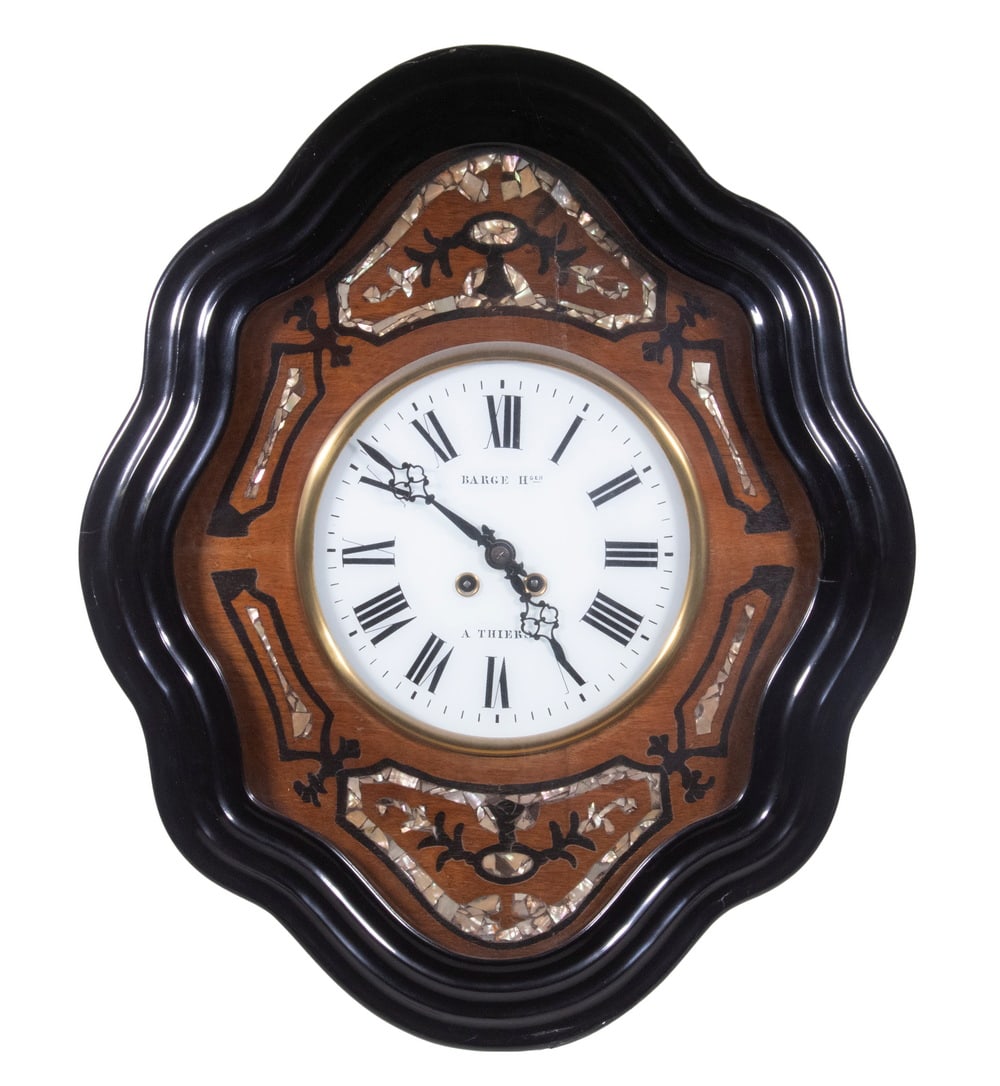 FRENCH "PICTURE FRAME" WALL CLOCK (1 of 5)
