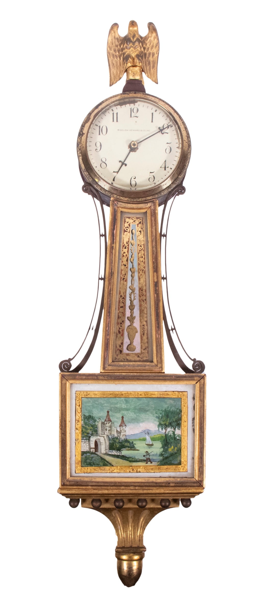 BIGELOW KENNARD MINIATURE BANJO CLOCK (1 of 3)