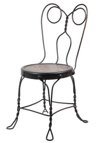 A.H. ANDREWS CO. CHILD'S ICE CREAM PARLOR CHAIR