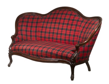 VICTORIAN WALNUT SETTEE