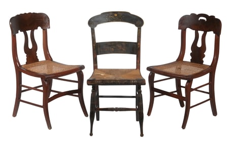 19TH C. AMERICAN SIDE CHAIRS
