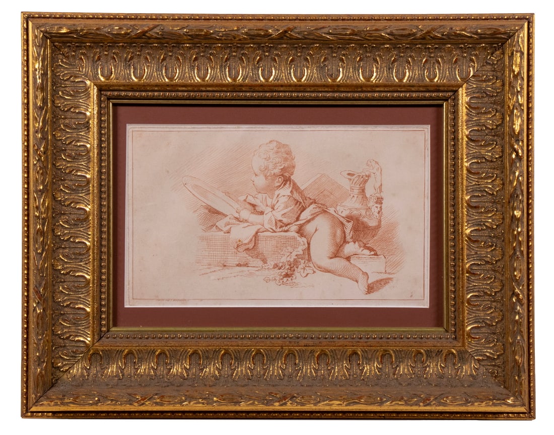 18TH C. FRENCH CLASSICAL PRINT (1 of 3)