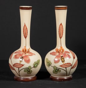 PR SATIN GLASS VASES