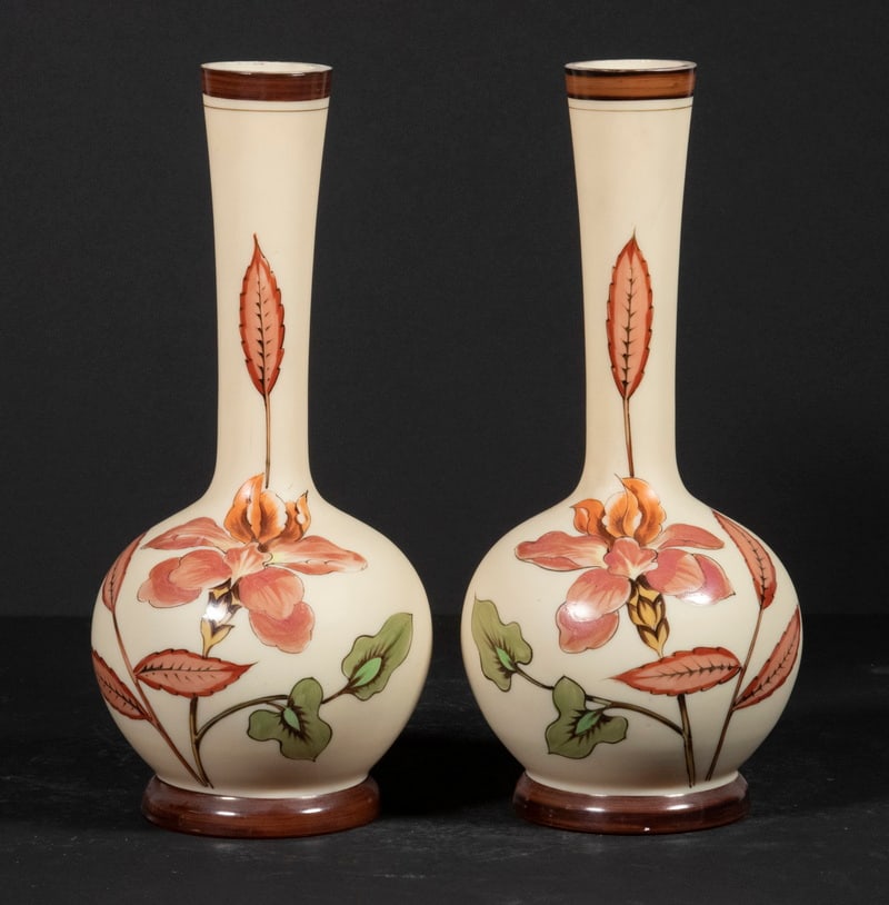 PR SATIN GLASS VASES (1 of 3)