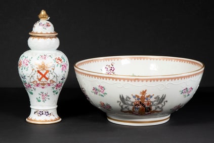 FRENCH-MADE CHINESE EXPORT STYLE PORCELAIN