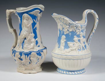 ENGLISH STAFFORDSHIRE PITCHERS