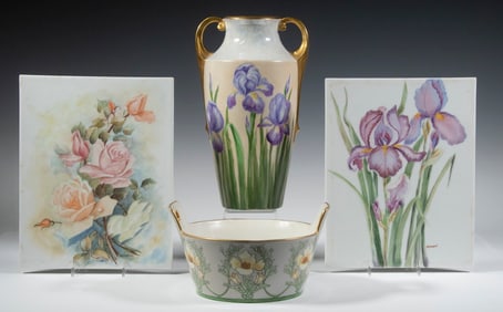 HAND PAINTED PORCELAIN