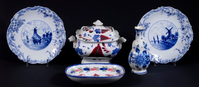 (5 PCS) EUROPEAN COUNTRY CERAMICS