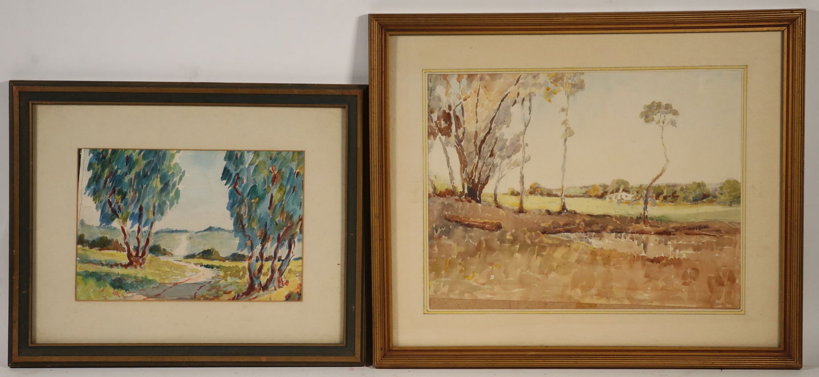 (2) W.T. CHAPMAN (CA, 20TH C.) WATERCOLORS (1 of 3)