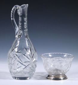 (2 PCS) DECORATIVE CUT CRYSTAL