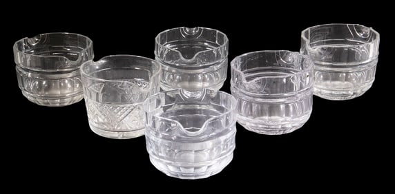 ANGLO-IRISH CUT CRYSTAL WINE RINSERS