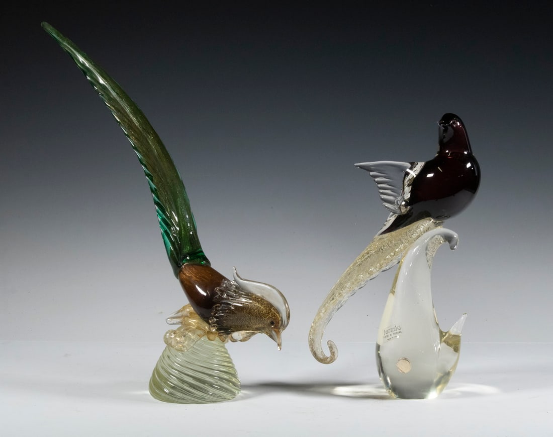 MURANO ART GLASS BIRD FIGURINES (1 of 3)