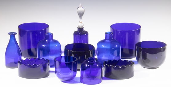 COBALT BLUE GLASS COLLECTION