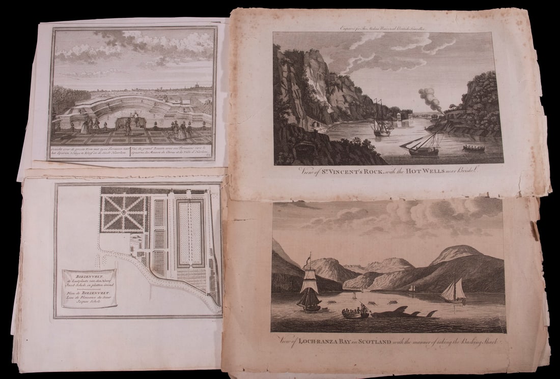 EARLY 18TH C. ENGRAVINGS: (17) DUTCH & (6) BRITISH, UNFRAMED (1 of 1)