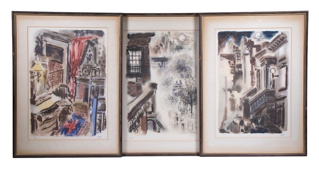 GEORGE GROSZ (NY/GERMANY, 1893-1959) (1 of 5)