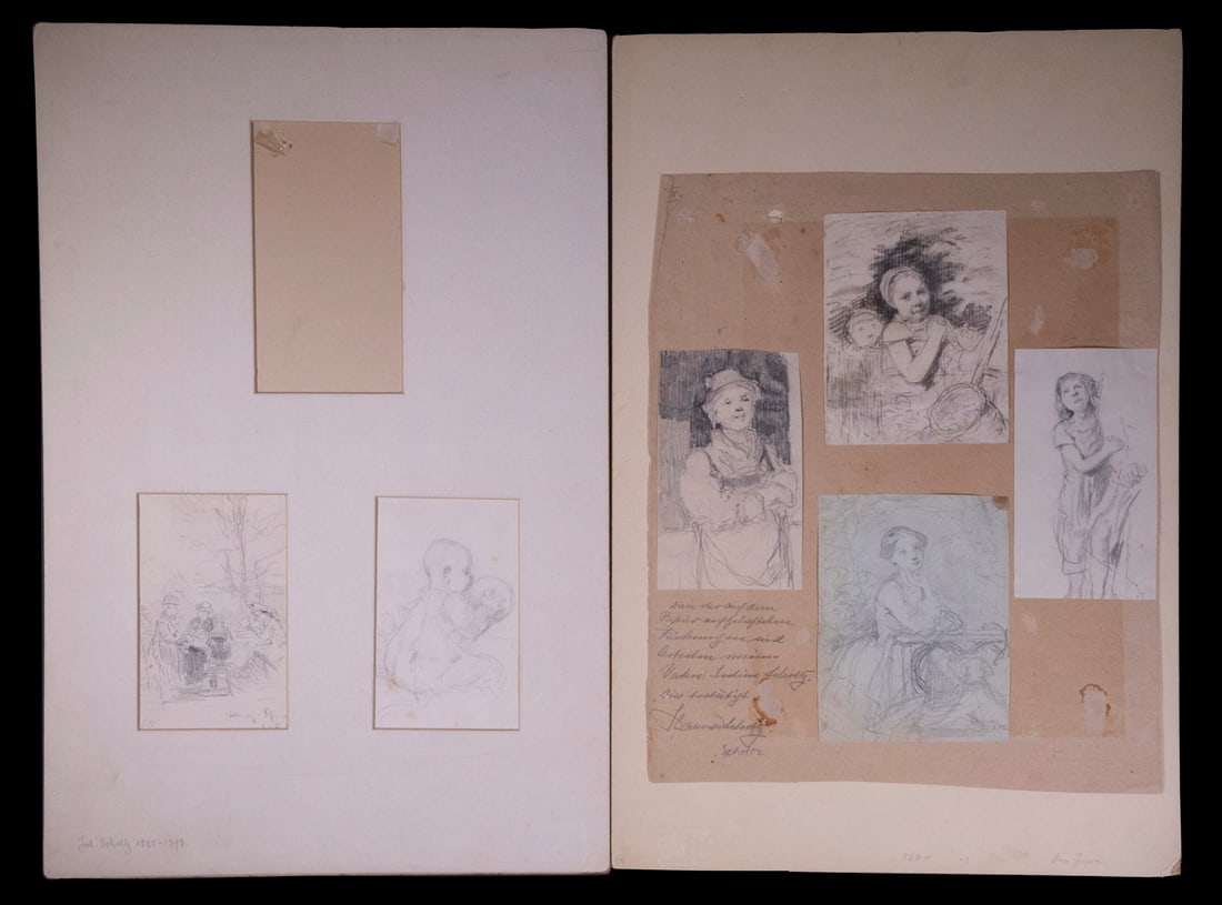 (7) DRAWINGS BY JULIUS SHOLTZ (GERMANY, 1825-1893) (1 of 5)