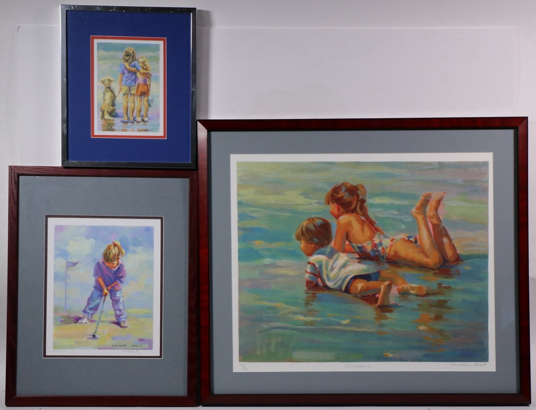 (3) LUCELLE RAAD (FL/NY/UK/SOUTH AFRICA, 1942 - ) FRAMED PRINTS (1 of 7)