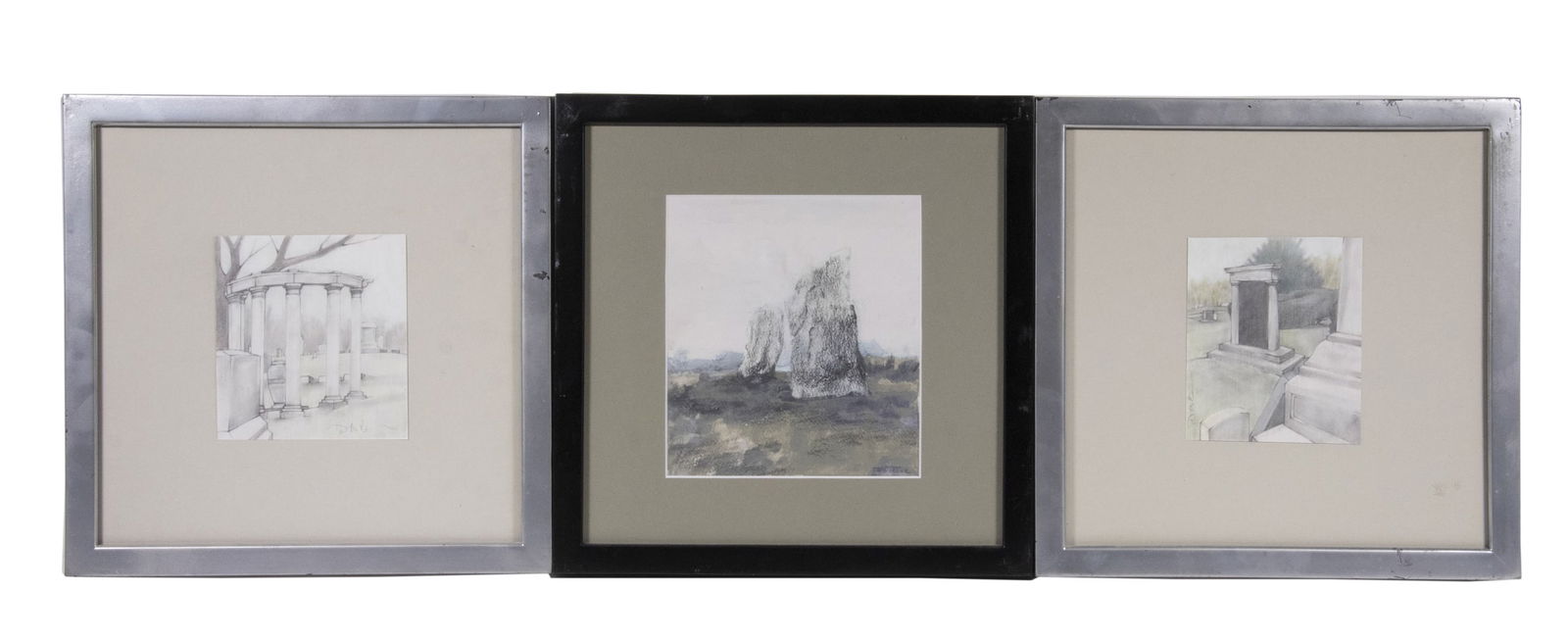 (3) DRAWINGS BY DOUGLAS H. BURTON OF PORTLAND , MAINE (1 of 5)