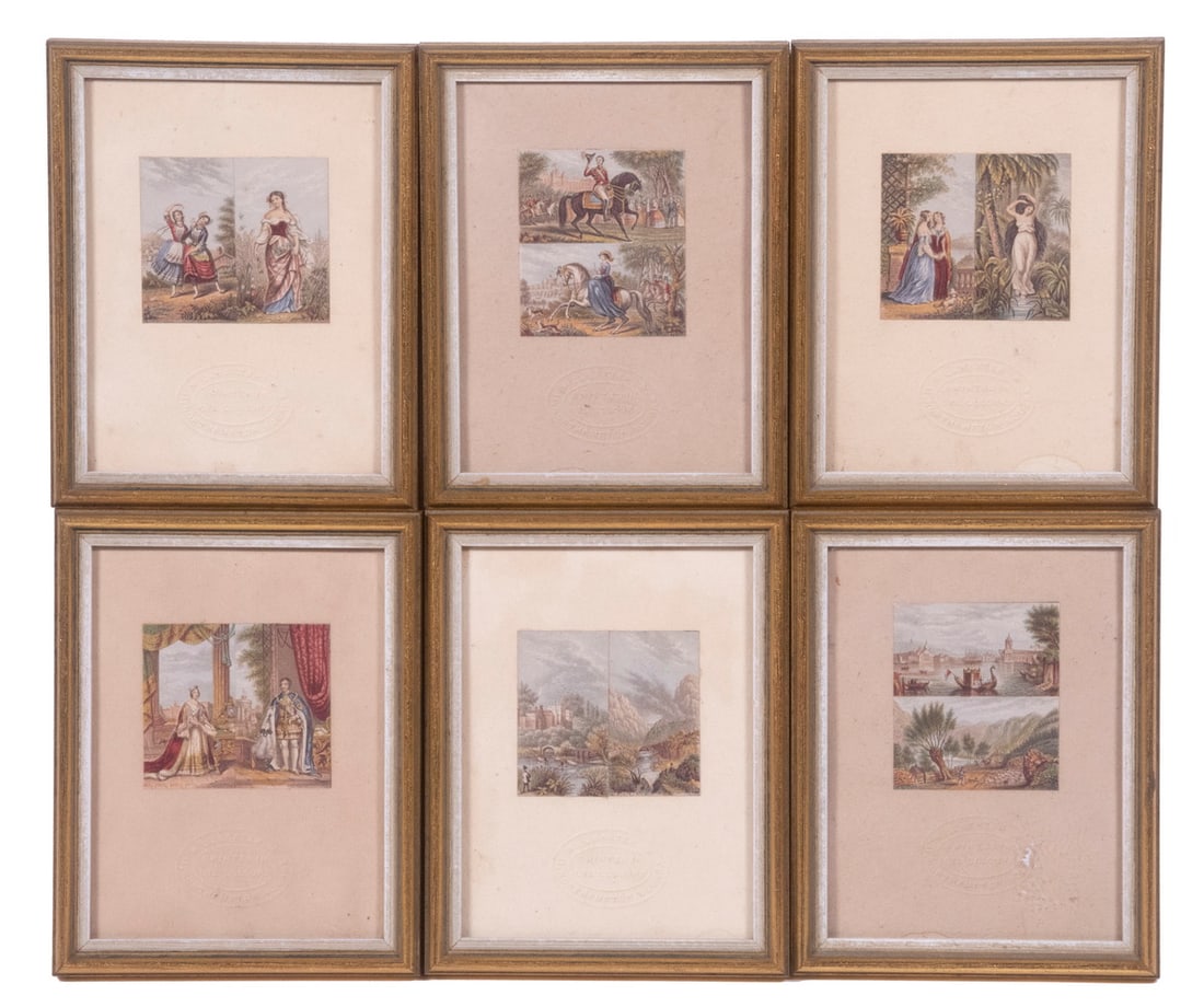 GEORGE BAXTER MINIATURE OIL PRINTS (1 of 3)