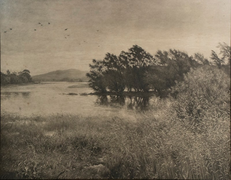 FRAMED OFFSET LITHOGRAPH - 2