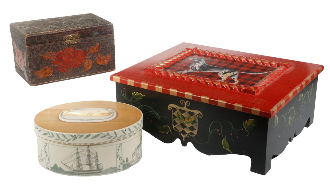 FOLK ART BOX COLLECTION (1 of 3)