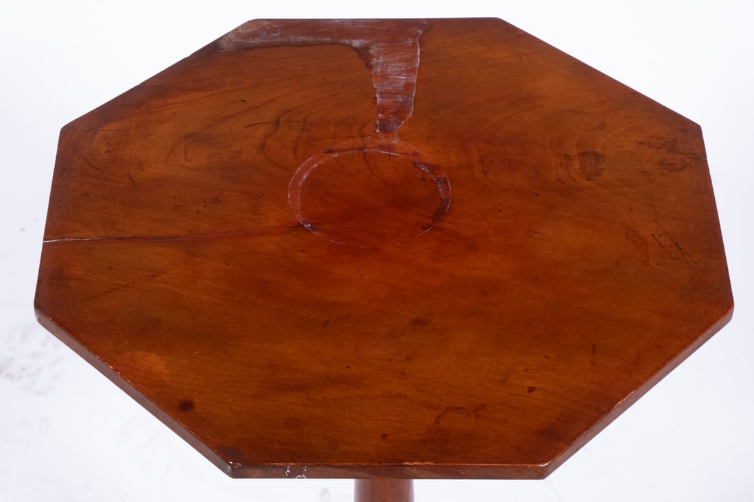 QUEEN ANNE OCTAGONAL CANDLESTAND - 2