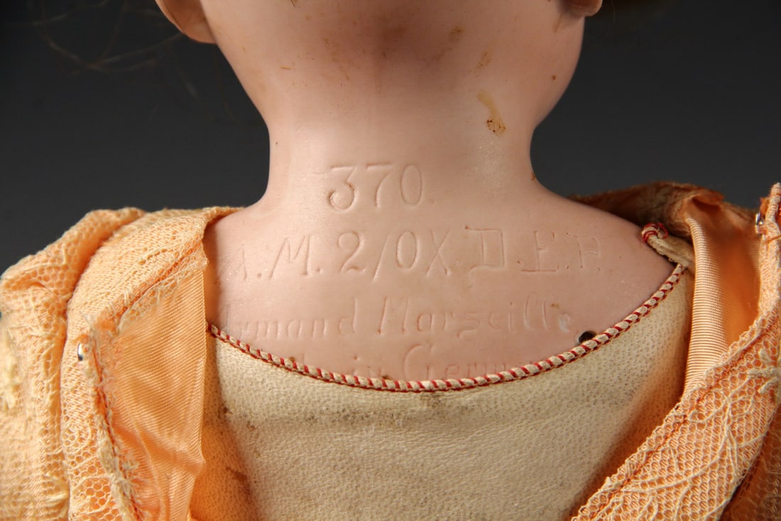 (2) ANTIQUE BISQUE DOLLS - 3