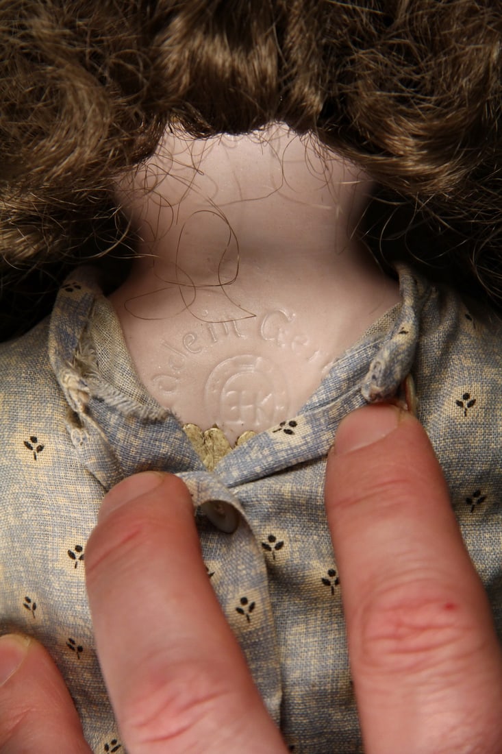 (2) ANTIQUE BISQUE DOLLS - 4