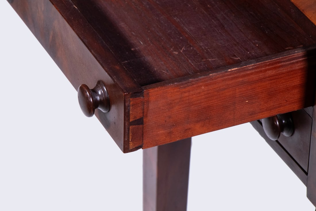 SHERATON MAHOGANY DROP LEAF STAND - 3