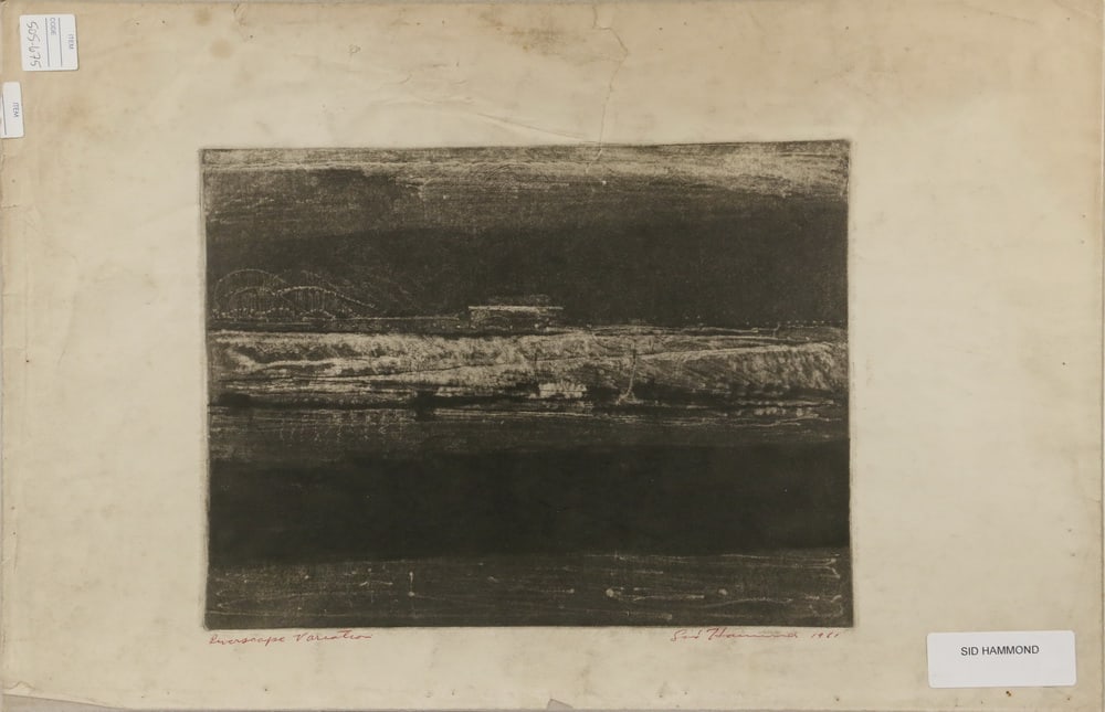 AQUATINT SIGNED SID HAMMOND, 1961 - 6