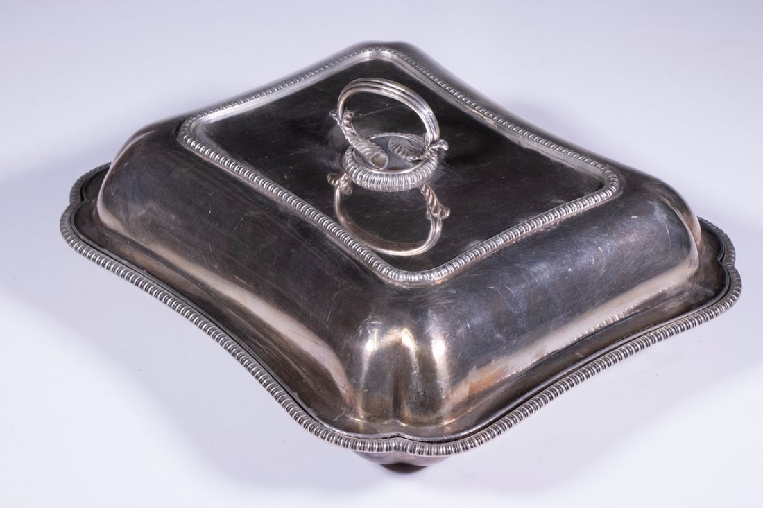 SILVER ON COPPER ENTREE DISH (1 of 3)